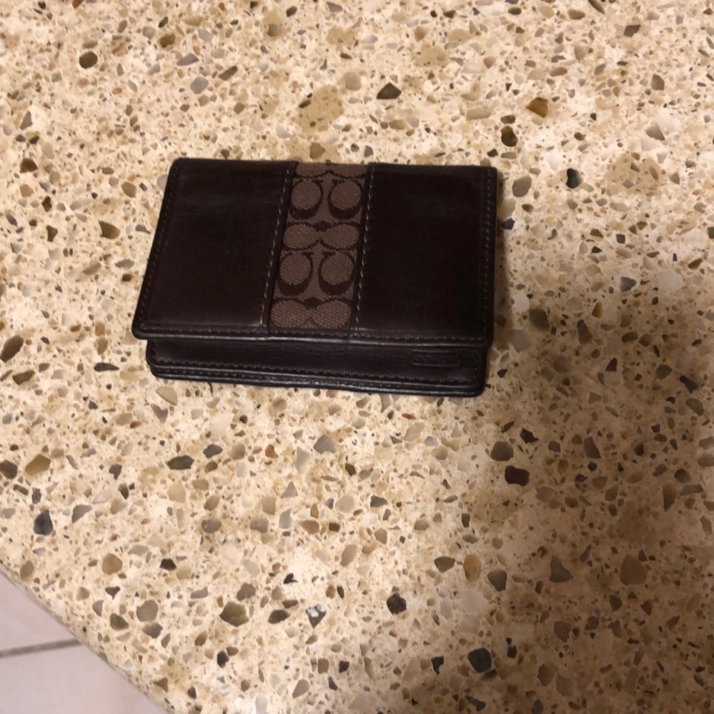 Coach card wallet